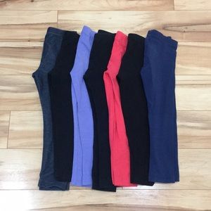 7 pairs of leggings